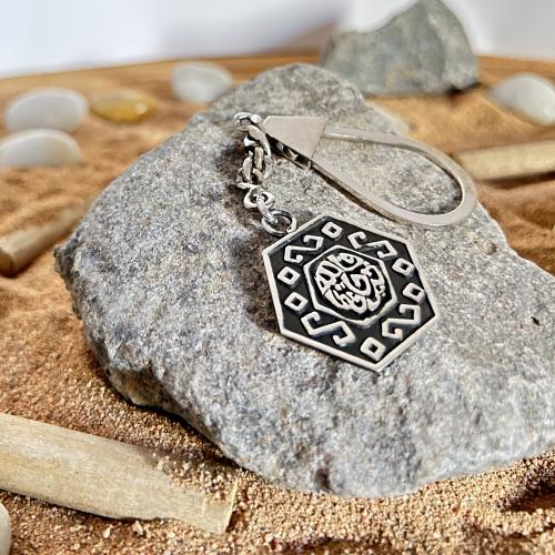 A handcrafted medal made from 925 silver