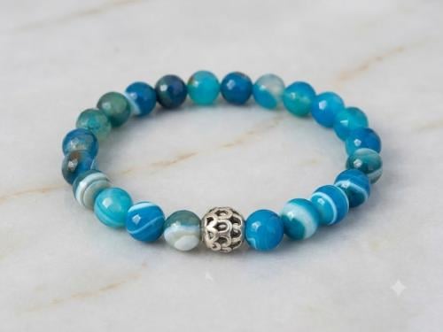 Blue Agate Bracelet