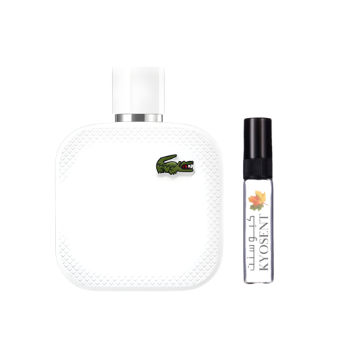 عينة عطر لاكوست الأبيض او دو بارفيوم من لاكوست
