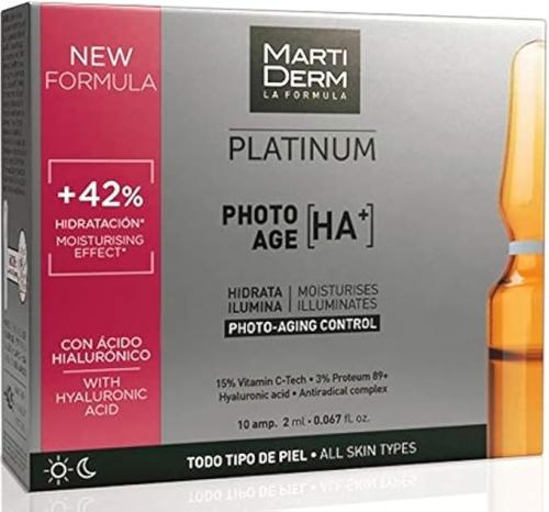 مارتيديرم بلاتينيوم فوتو إيج HA+ 10 أمبولات 2مل -...