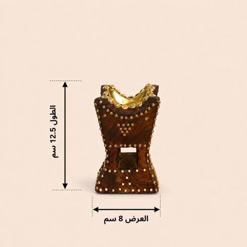 مباخر ميني حائليه S من خشب الأثل الطبيعي شغل يدوي