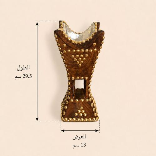 مباخر حائليه من خشب الأثل الطبيعي شغل يدوي XL