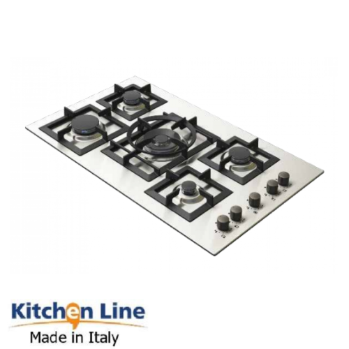 سطح كتشن لاين 5 عيون غاز منفصل 90 سم استيل J5020