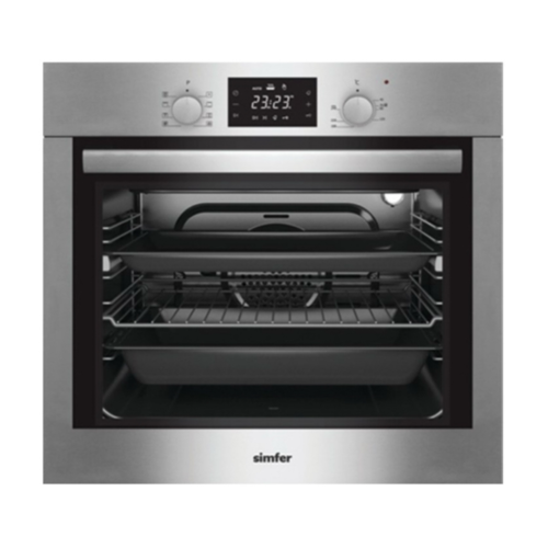 فرن سيمفر كهرباء 8 وظائف ديجتال استيل 60 سم B 6719...