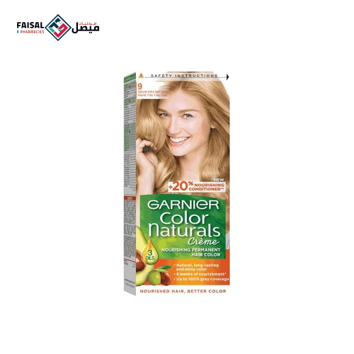 Garnier very light blonde hair dye 9