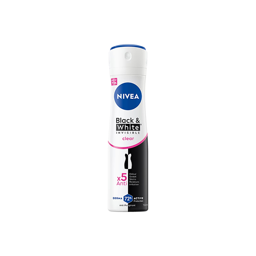 Nivea spray deodorant for women Invisible black an...
