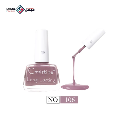 كرستين طلاء اظافر لونج لاستينج - رقم 106