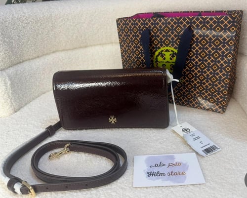 شنطة توري بورش Emerson Crinkle Mini Crossbody الأص...