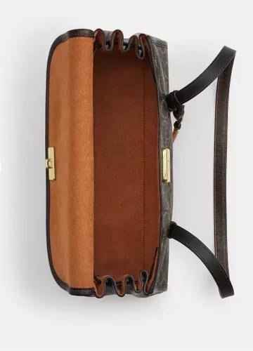 Coach Bridget bag, classic – soft leather with flap