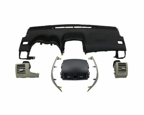 بكج قشرة طبلون داخلي اسود و ريش مكيف وسط اسود مع ر...