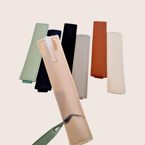 حامل قلم جلد