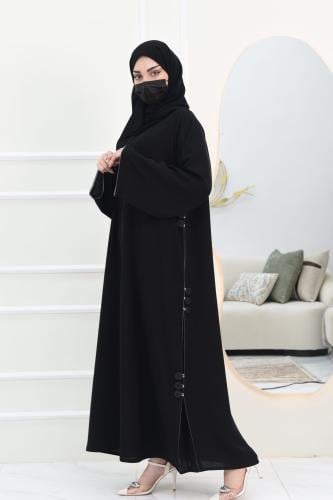 عباية فوكر بتفاصيل انيقة من القيطان والكسرات