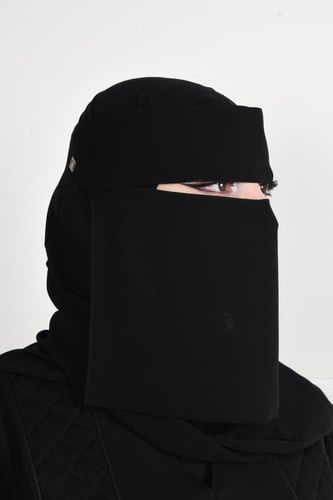 نقاب مطاط مستقيم خفيف بردة