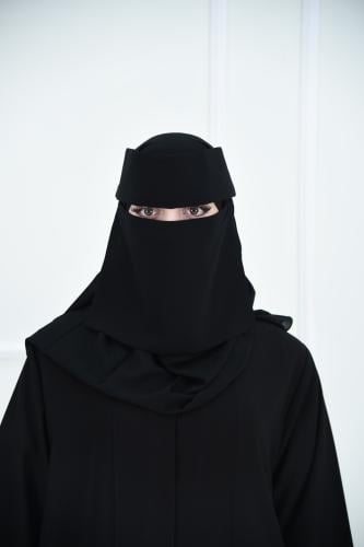 نقاب مقوى قصير بردة