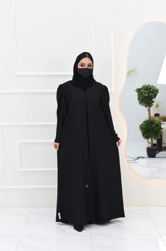 عباية بأكمام بف مطرزة