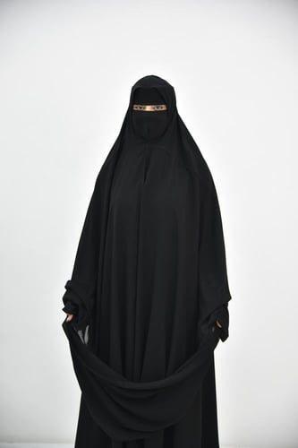 خمار إسلامي كويتي من قماش ليزر