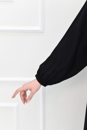 عباية كلوش سادة كم مطاط