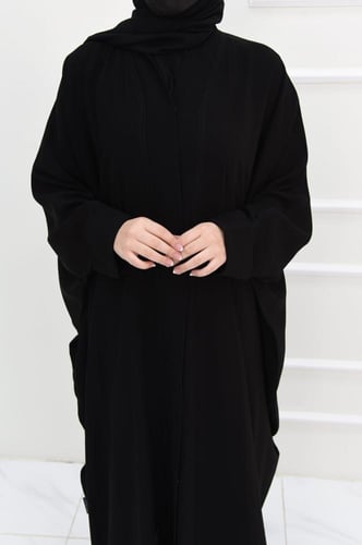 عباية بشت ساده كم مقلوب