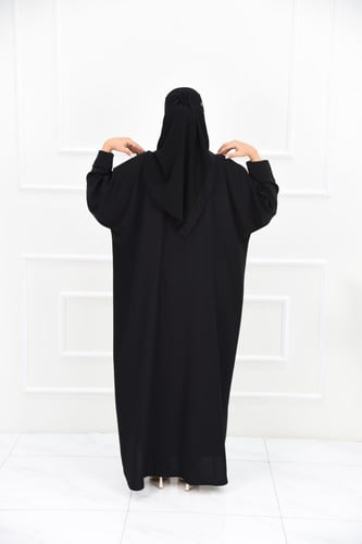 عباية سادة نصف بشت مفتوح بكم مقلوب