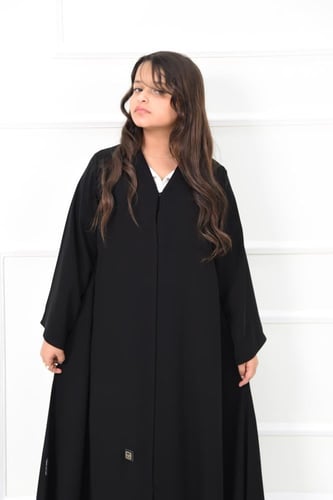 عباية بناتي سادة كلوش كم مربع