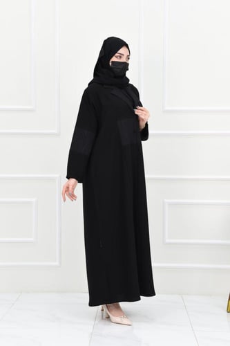 عباية بليزر بتفاصيل من قماش الجاكار