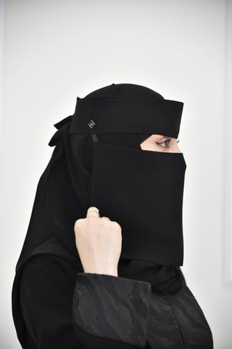 نقاب مطاط مستقيم