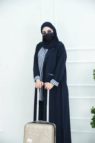 طقم سفر كحلي 4 قطع