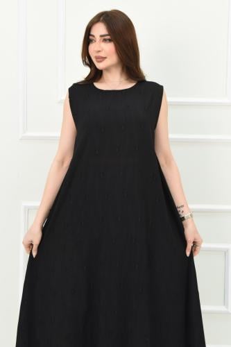 فستان عباية كت بلون اسود