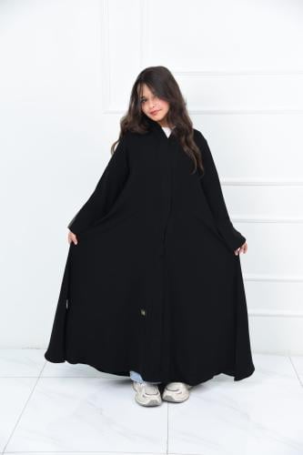 عباية بناتي حرير الغزالة بكسرة جاكار