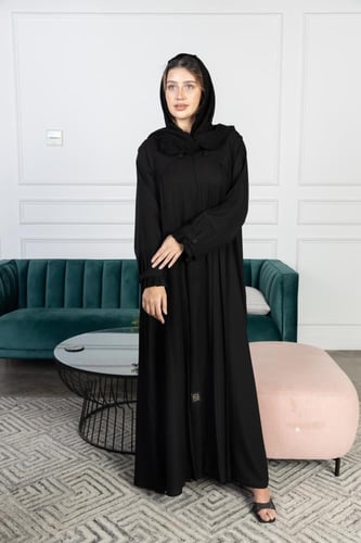 عباية كلوش انيقة بنمط الكسرات