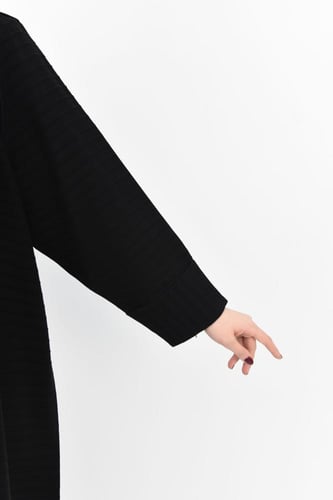 عباية كاجول مسيم بقماش الفوكر