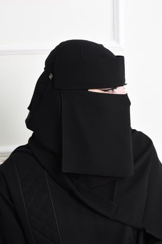 نقاب مطاط مستقيم خفيف بردة