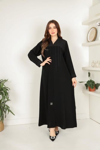 عباية كريب بتفاصيل انيقة