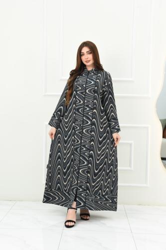 عباية بتدرجات لونية رائعة بتصميم عصري وفخم
