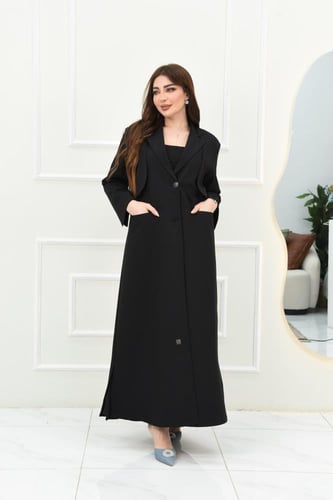 عباية جاكيت بليزر مدمجة مع فيست