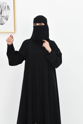 عباية سادة دبل كلوش كم عادي