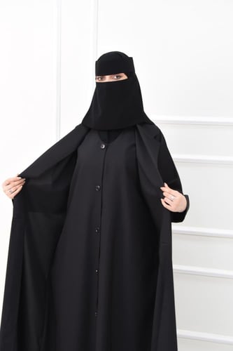 عباية بليزر رسمية فوها بطبقة داخلية