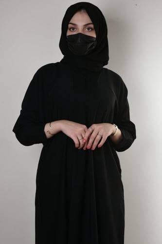 عباية سادة كم عادي مغلقة