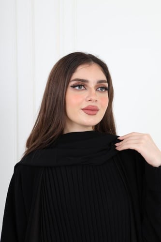 عباية مفتوحة بطبقة داخلية كسرات