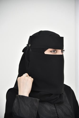 نقاب مطاط مستقيم