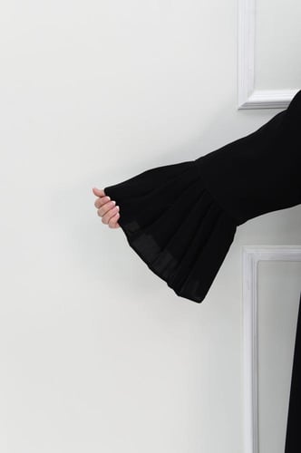 عباية كلوش كسرات بأكمام فرنسي