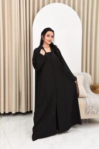 عباية بليزر بكسرة بالخلف