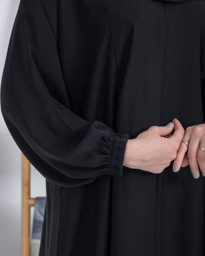 عباية كلوش مع كسرات والاكمام زم