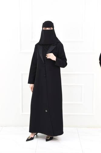 جاكيت عباية شتوي عملي بقصة مرتبة