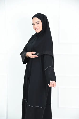 عباية كاجوال بتفاصيل جاكار