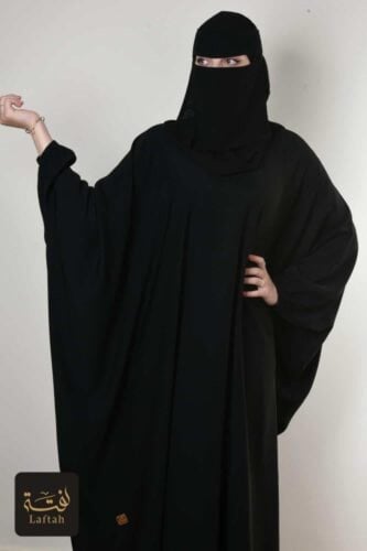 عباية لفتة بشت كم مطاط