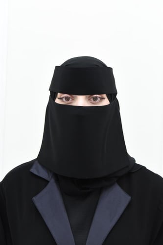 نقاب مطاط مائل