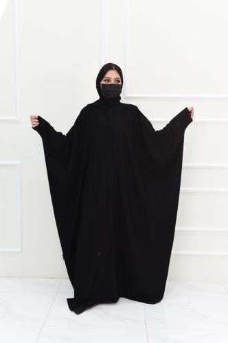 عباية بشت ساده كم مقلوب