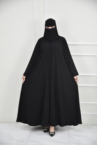 عباية كلوش سادة بكسرات