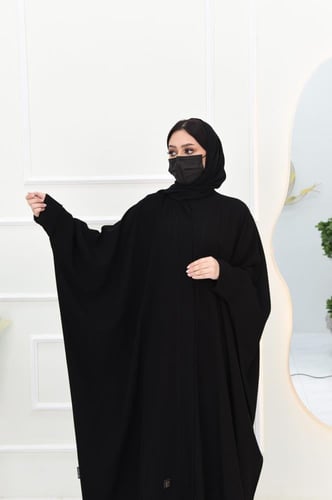 عباية بشت ساده كم مقلوب